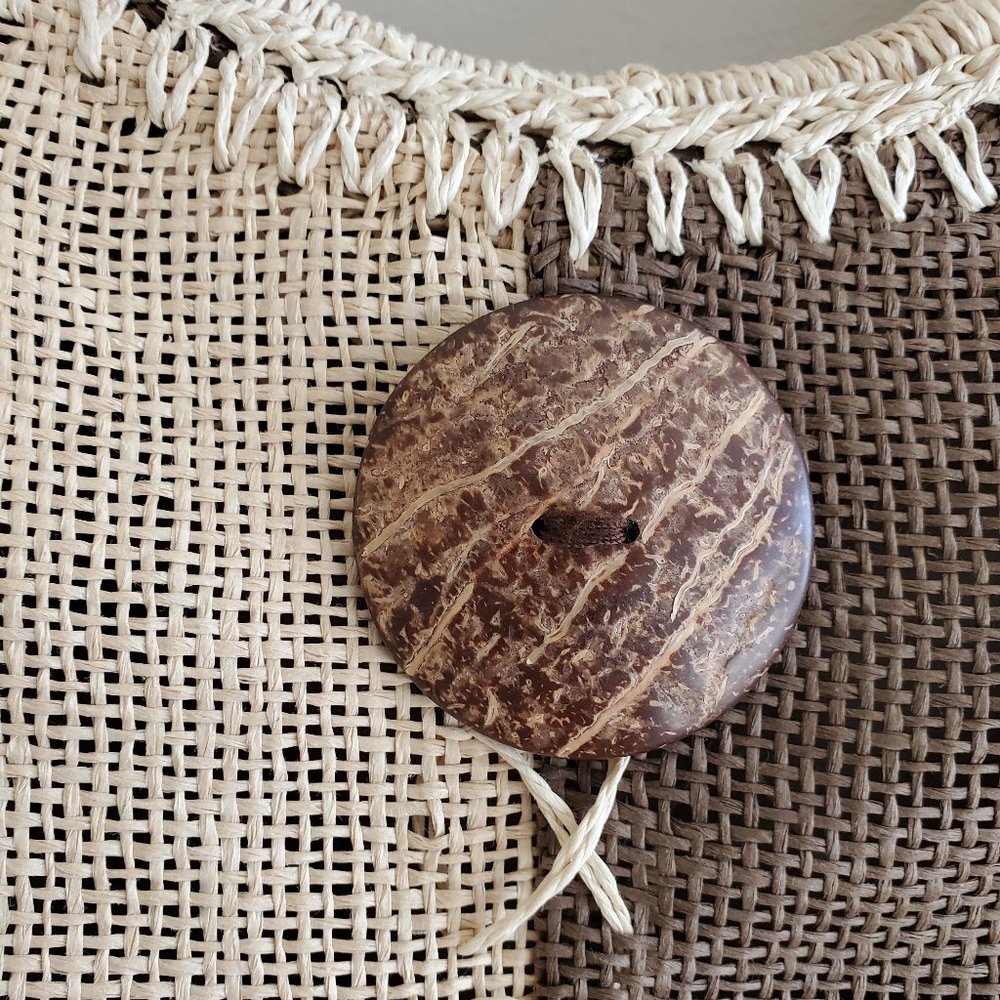 Tan & Brown Beach Bag - Picture 3 of 6